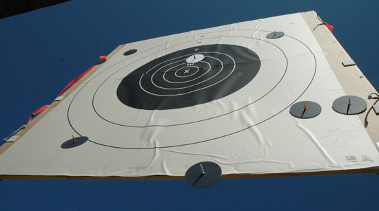 600 Yard World Record Pistol Target